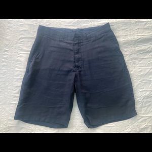 Men’s blue linen shorts size 34